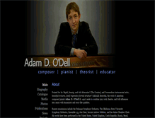 Tablet Screenshot of adamdodell.com
